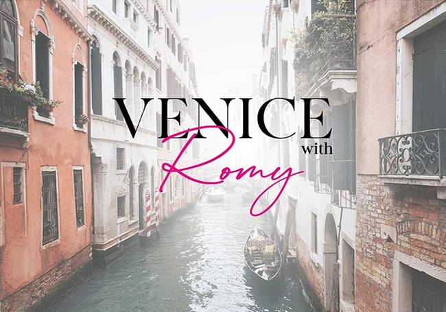Venice with Romy